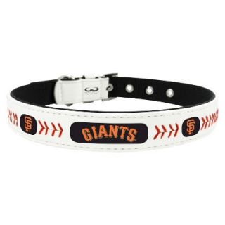 San Francisco Giants Classic Leather Large Baseball Collar