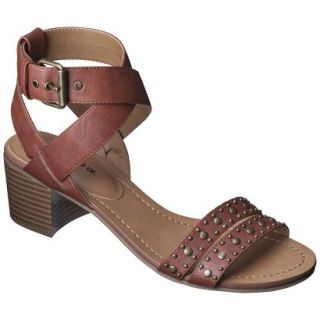 Womens Mossimo Supply Co. Kat Block Heel Sandal   Cognac 6