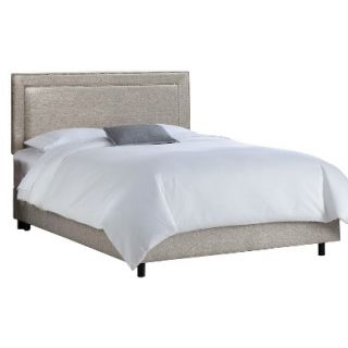 Skyline Full Bed Skyline Furniture Fremont Nail Button Border Bed   Groupie