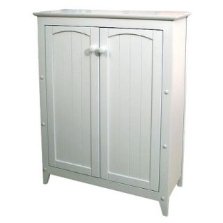 Kitchen Storage Pantry: White Double Door Jelly Cabinet