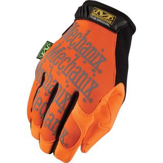 Mechanix Wear Safety Original Glove   Hi Vis Orange, Large, Model SMG 99