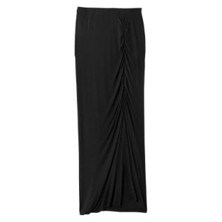 Mossimo Womens Drapey Knit Maxi Skirt   Black L