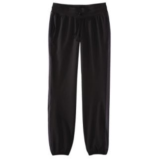 C9 by Champion Womens Active Woven Track Pant   Black/Indigo Screen M
