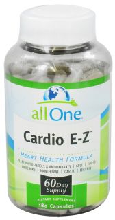 All One   Cardio E Z   180 Capsules (formerly TRC Nutritional Labs)