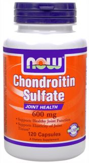 NOW Foods   Chondroitin Sulfate 600 mg.   120 Capsules