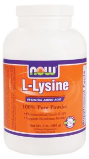 NOW Foods   Lysine Powder   1 lb.