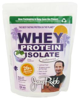 Jay Robb   Whey Protein Isolate Unflavored   24 oz.