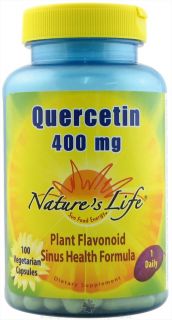 Natures Life   Quercetin 400 mg.   100 Vegetarian Capsules