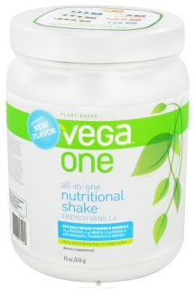 Vega   All in One Nutritional Shake French Vanilla   15 oz.