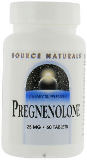 Source Naturals   Pregnenolone 25 mg.   60 Tablets