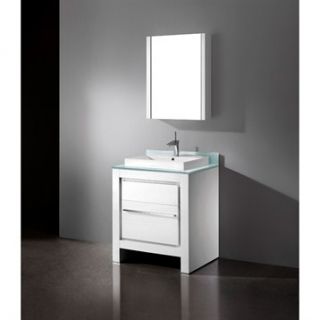 Madeli Vicenza 30 Bathroom Vanity   Glossy White