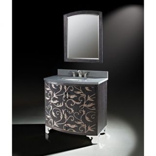 Luxe Clarendon 36 Single Bathroom Vanity   Marquetry Low Sheen