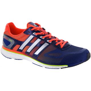 adidas Adios Boost: adidas Mens Running Shoes Hero Ink/Metallic Silver/Infrared