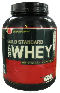 Optimum Nutrition   100% Whey Gold Standard Protein Delicious Strawberry   5 lbs.