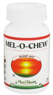 Maxi Health Research Kosher Vitamins   Mel o Chew Sleep Aid Berry Flavor   200 Chew(s)