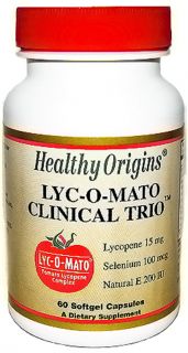 Healthy Origins   Lyc O Mato Clinical Trio   60 Softgels