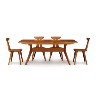 Copeland Furniture Audrey Extension Dining Table 6 AUD 20 Finish Windsor Cherry