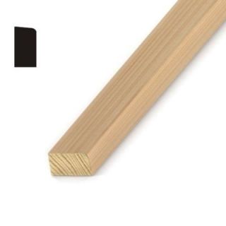 Round Edge 3/8 in. x 3/4 in. Pine Stop Moulding P431