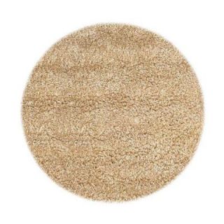 Home Decorators Collection Ultimate Shag Oatmeal 8 ft. Round Area Rug 7575493840