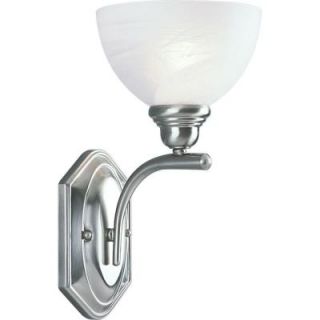 Progress Lighting Glendale Collection Brushed Nickel 1 light Wall Sconce DISCONTINUED P2982 09