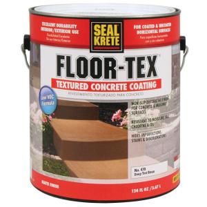 Seal Krete 1 gal. Floor Tex Textured Concrete Coating Tintable Deep Base Low VOC 470001