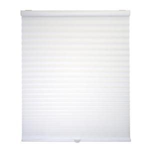 All Strong White Light Filtering Cordless Pleated Shade, 64 in. Length (Prices Varies by Size) QDWT340640