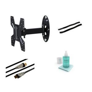 Atlantic Full Motion Articulating Steel Wall Mount Kit for 10 in. to 37 in. Flat Panel TVs   Black 63635939