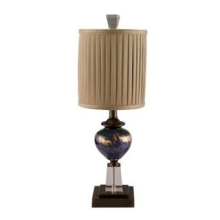 Dale Tiffany 23.5 in. Mardi Gras Antique Bronze Table Lamp PG80519