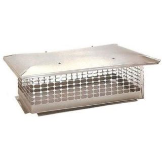 The Forever Cap 17 in. x 35 in. Fixed Stainless Steel Chimney Cap FSCC1735