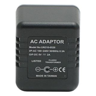 HCPower Lawmate Brand AC Adapter with Hidden Spy Camera DVR and Time/Date Stamp HCPOWERPLUS