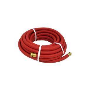 Contractors Choice Endurance 3/4 in. x 100 ft. Red Rubber Garden Hose RGH3/4X100