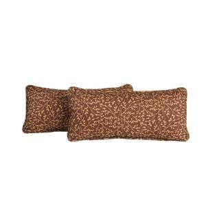 Hampton Bay Rosemarket Outdoor Lumbar Pillow (2 Pack) XSC 1786