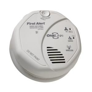 First Alert Onelink Battery Operated Basic Smoke Alarm with DVD (2 Pack) SA501CN2 3ST