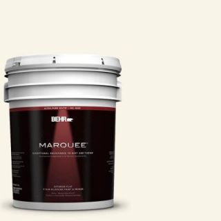 BEHR MARQUEE 5 gal. #PWN 11 Calla Lily Flat Exterior Paint 445005