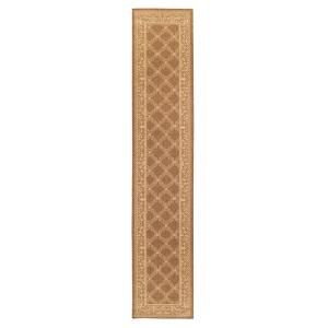 Home Decorators Collection Entwined Cocoa and Natural 2 ft. 3 in. x 11 ft. 9 in. Runner 3410155170