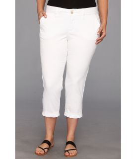 Jag Jeans Plus Size Plus Size Cora Crop Womens Capri (White)