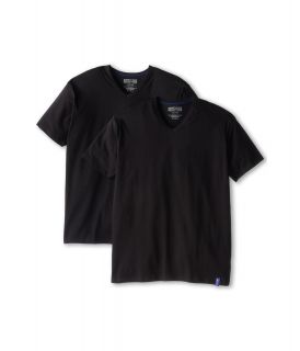 Kenneth Cole Reaction 2 Pack V Neck Tee Mens T Shirt (Black)