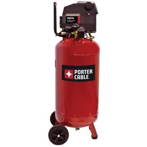 Porter Cable 26 Gal. Vertical Portable Electric Air Compressor PXCMF226VW