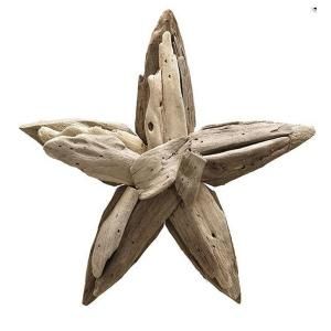 Home Decorators Collection 9 in. H Natural Driftwood Star Wall Plaque DISCONTINUED 1835610910