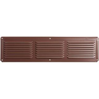 Master Flow 16 in. x 4 in. Aluminum Under Eave Soffit Vent in Brown EAC16X4BR at The Home Depot