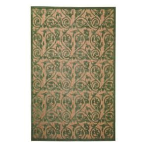 Home Decorators Collection Ivy Natural and Seafoam 5 ft. x 7 ft. 6 in. Area Rug DISCONTINUED 0543610310