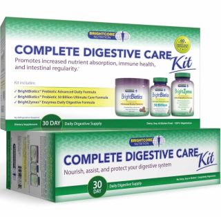 Brightcore Nutrition   Complete Digestive Care Kit   30 Day Daily Digestive Supply