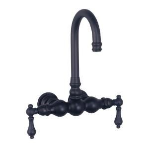 Elizabethan Classics 2 Handle Claw Foot Tub Faucet without Hand Shower in Oil Rubbed Bronze ECTW57 ORB