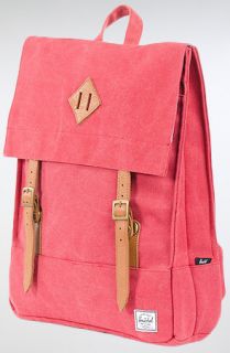 Herschel Supply Co. The Survey Backpack in Washed Red Canvas
