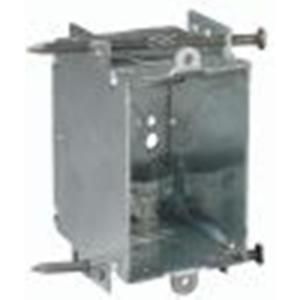 Steel City 1 Gang Electrical Switch Box   Silver A257 25R