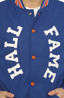 Hall Of Fame The House Of Fame Stadium Jacket in Royal Blue