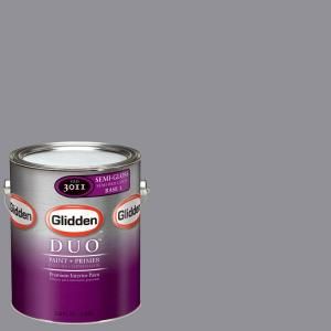 Glidden Team Colors 1 gal. #NFL 104C NFL Philadelphia Eagles Silver Semi Gloss Interior Paint and Primer NFL 104C SG 01