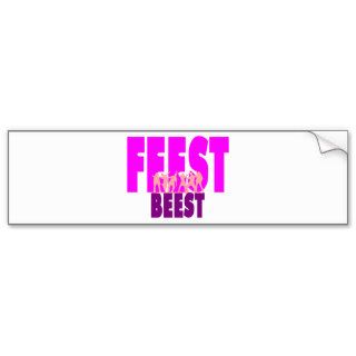 festival animal bumper stickers