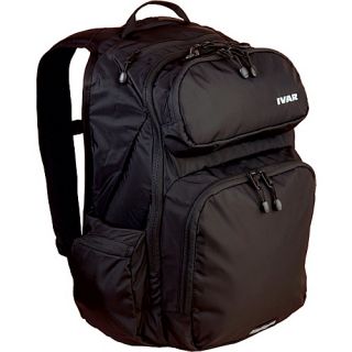 Pilot Backpack Black   Ivar Packs Laptop Backpacks