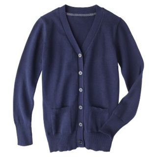 Cherokee Girls School Uniform Boyfriend Cardigan   Xavier Navy M